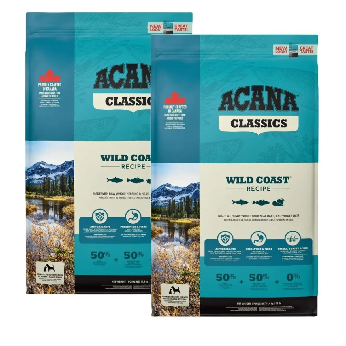 Acana Koiran Kuivaruoka*Dog Wild Coast 2x9,7 kg