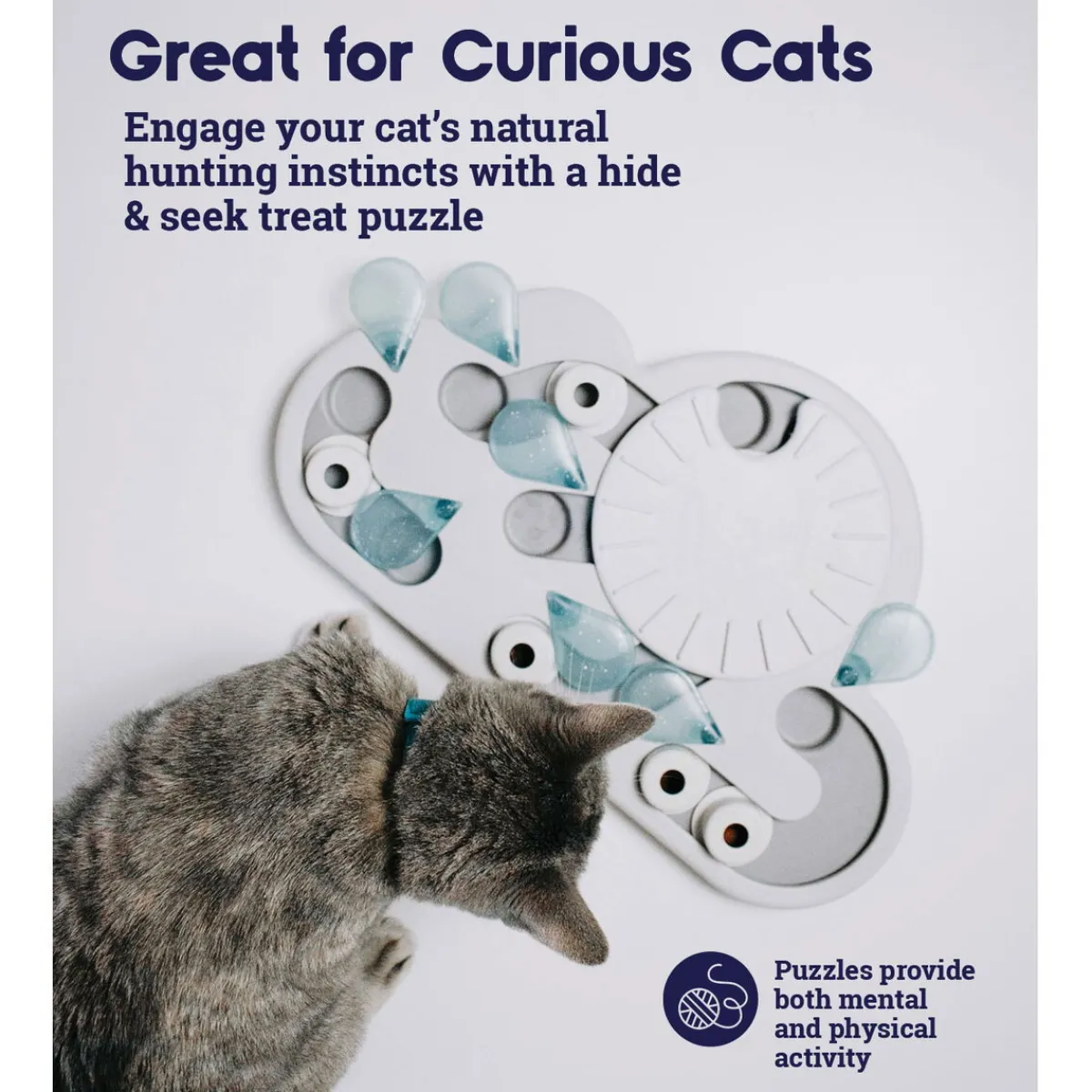 Nina Ottosson Kissan Pelit Ja Aktivointilelut|Kissan Ruoka- Ja Juomakupit*Aktivointilelu kissalle Cat Rainy Day Puzzle and Play