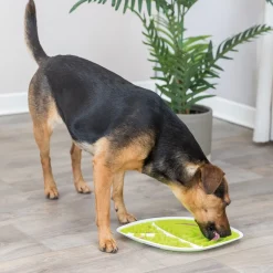 Trixie Koiranpennun Ruokailu|Aktivointikupit Ja Nuolumatot*Aktivointilelu Lick'n'Snack Plate lehti