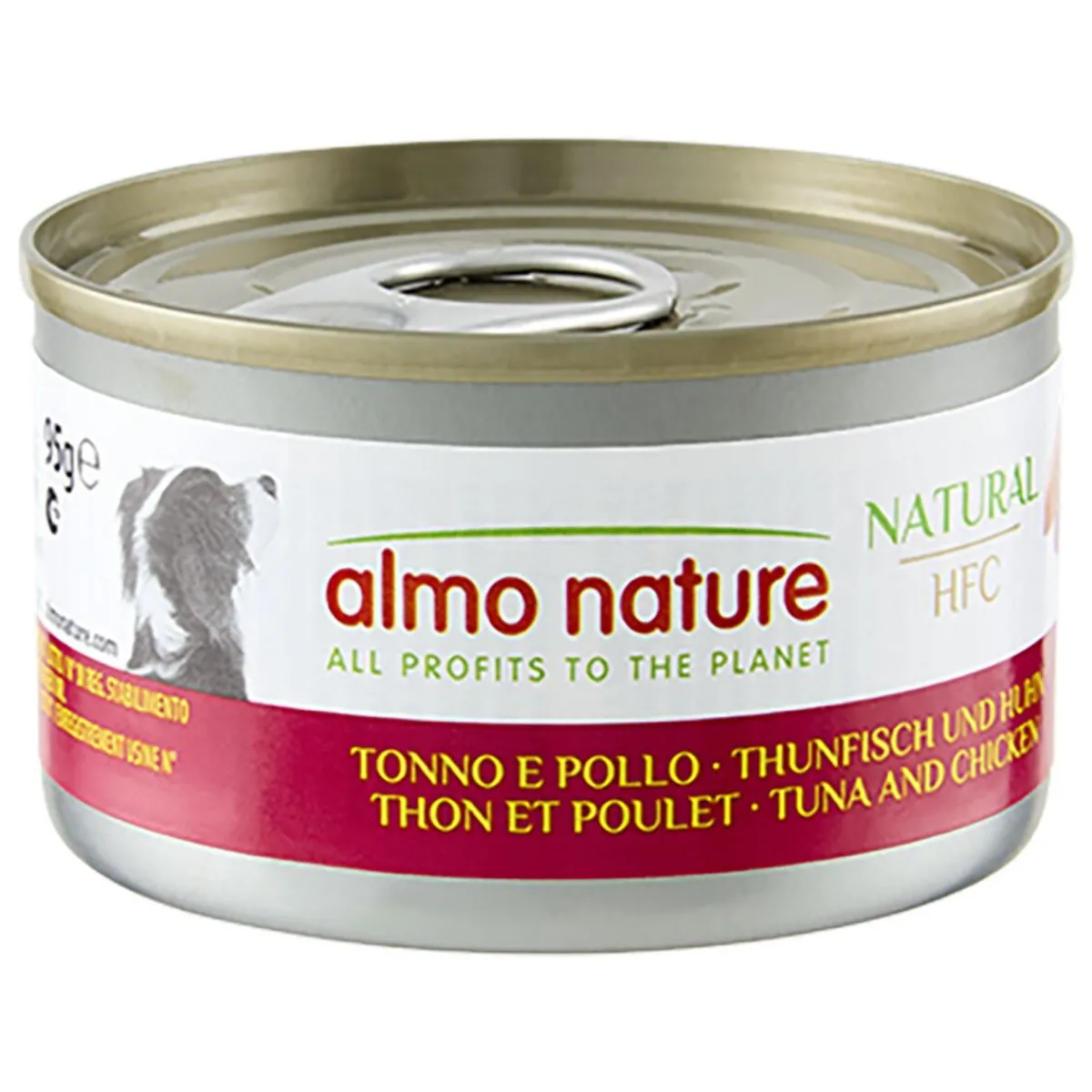 Almo Nature Koiran Märkäruoka Ja Makkarat*HFC dog tonnikala & kana 95 g