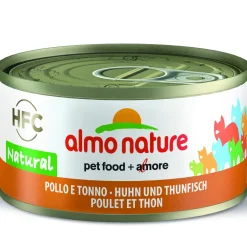 Almo Nature Kissan Märkäruoka*HFC -kissan märkäruoka, kana ja tonnikala 70 g