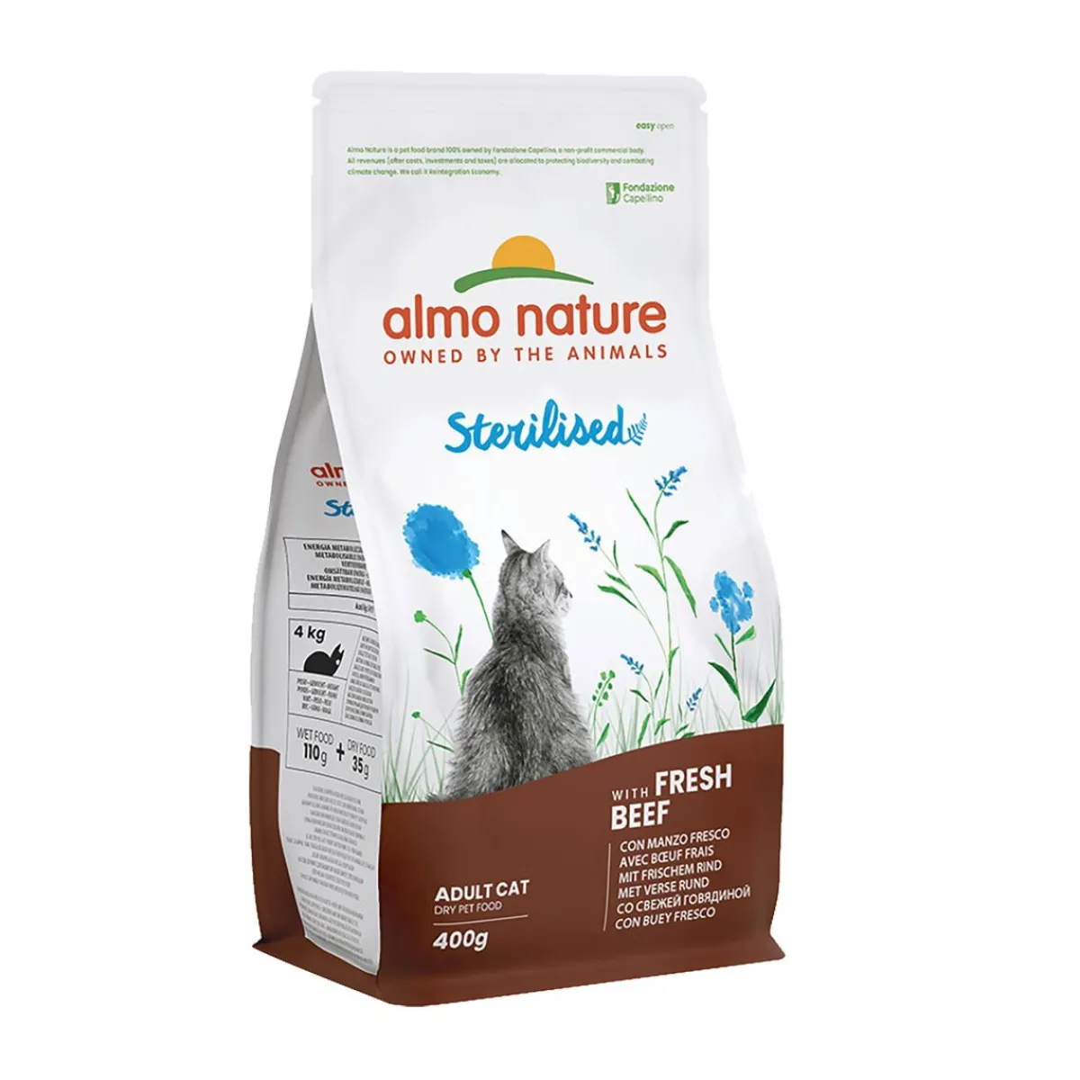 Almo Nature Kissan Kuivaruoka*HFC Sterilised nauta