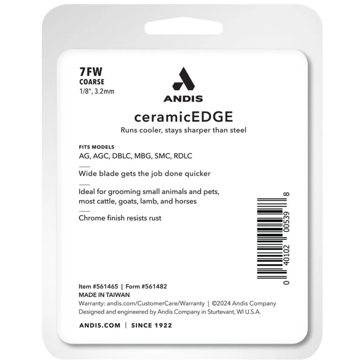 Andis Trimmauskoneet- Ja Tarvikkeet|Koiran Trimmaus Ja Turkinhoito*CeramicEdge Wide leveä terä