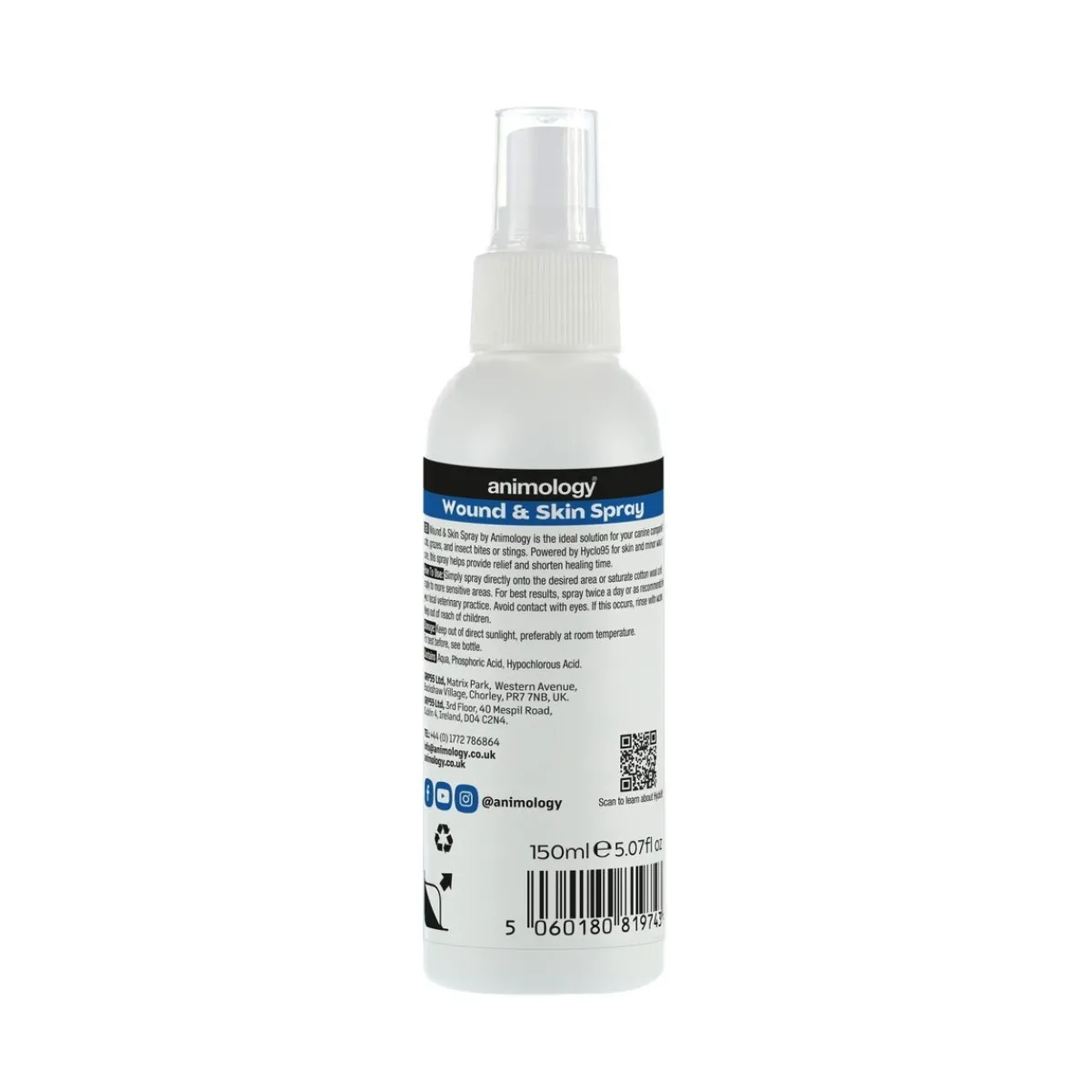 Animology Koiran Haavanhoito Ja Ensiapu|Hoito Ja Terveys*Wound & Skin Spray 150 ml