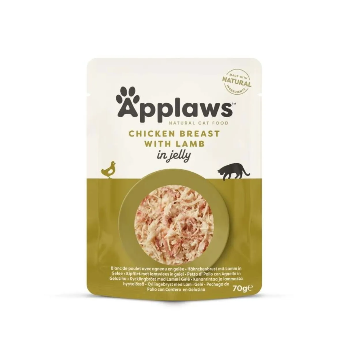 Applaws Kissan Märkäruoka*Kana & Lammas hyytelössä 70g