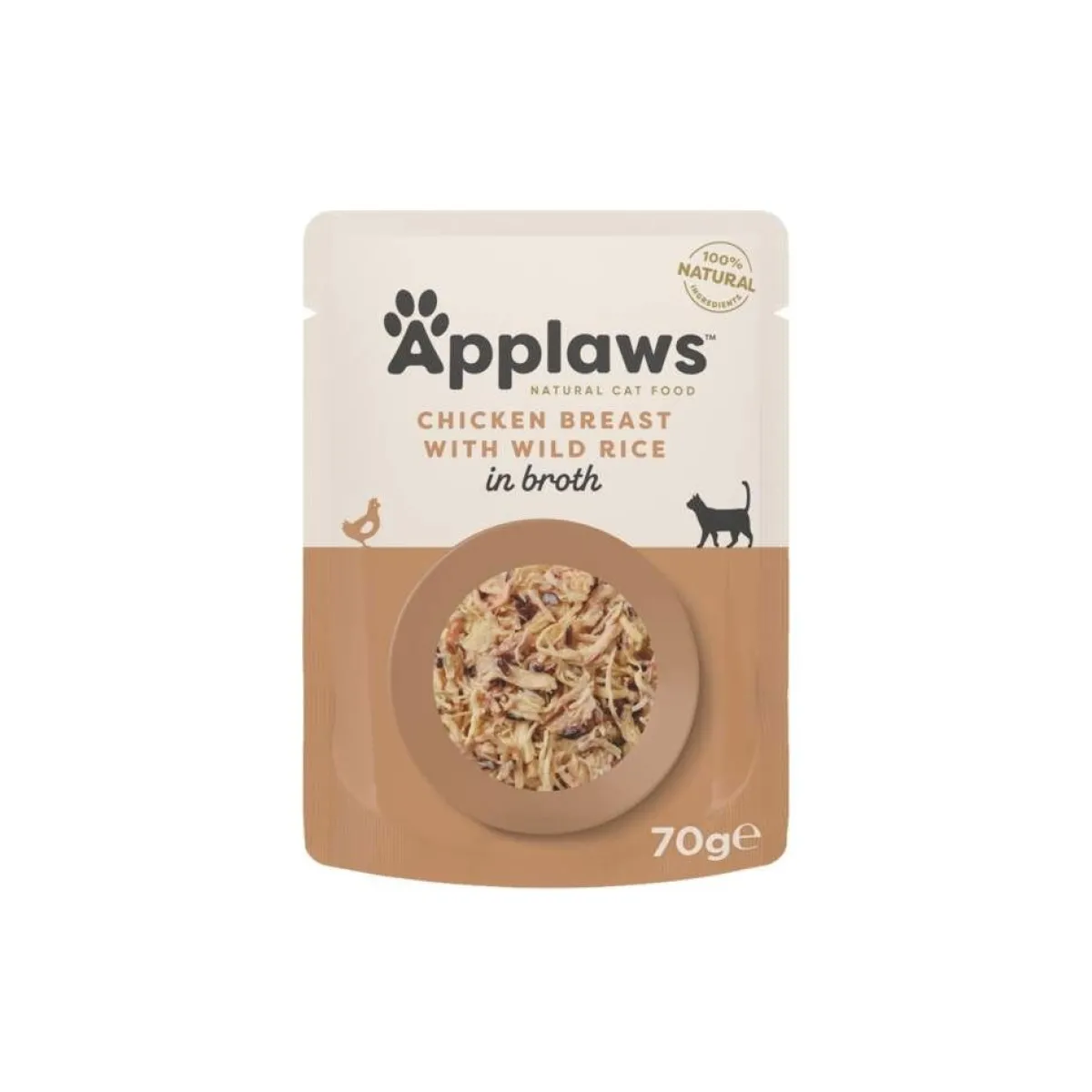 Applaws Kissan Märkäruoka*Kana & Villiriisi 70g