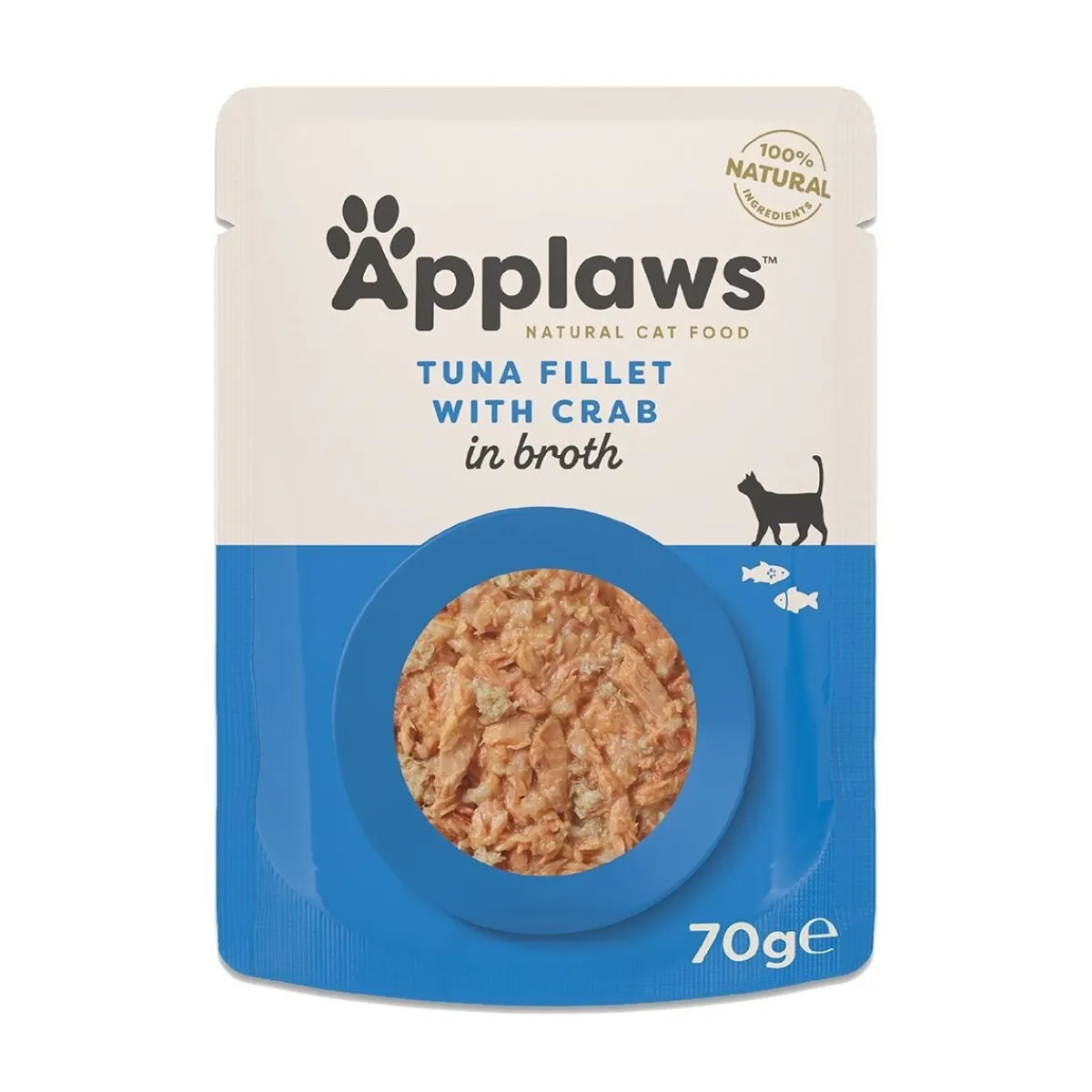 Applaws Kissan Märkäruoka*Tonnikalaa ja rapua liemessä 70 g