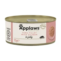 Applaws Kissan Märkäruoka*Tonnikala/Lohi hyytelössä 70g