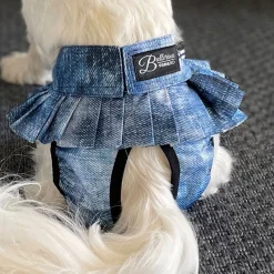 FinNero Koiran Narttu- Ja Urossuojat|Koiran Juoksuhousut Ja Urosvyöt*Ballerina juoksuhousut denim