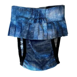 FinNero Koiran Narttu- Ja Urossuojat|Koiran Juoksuhousut Ja Urosvyöt*Ballerina juoksuhousut denim