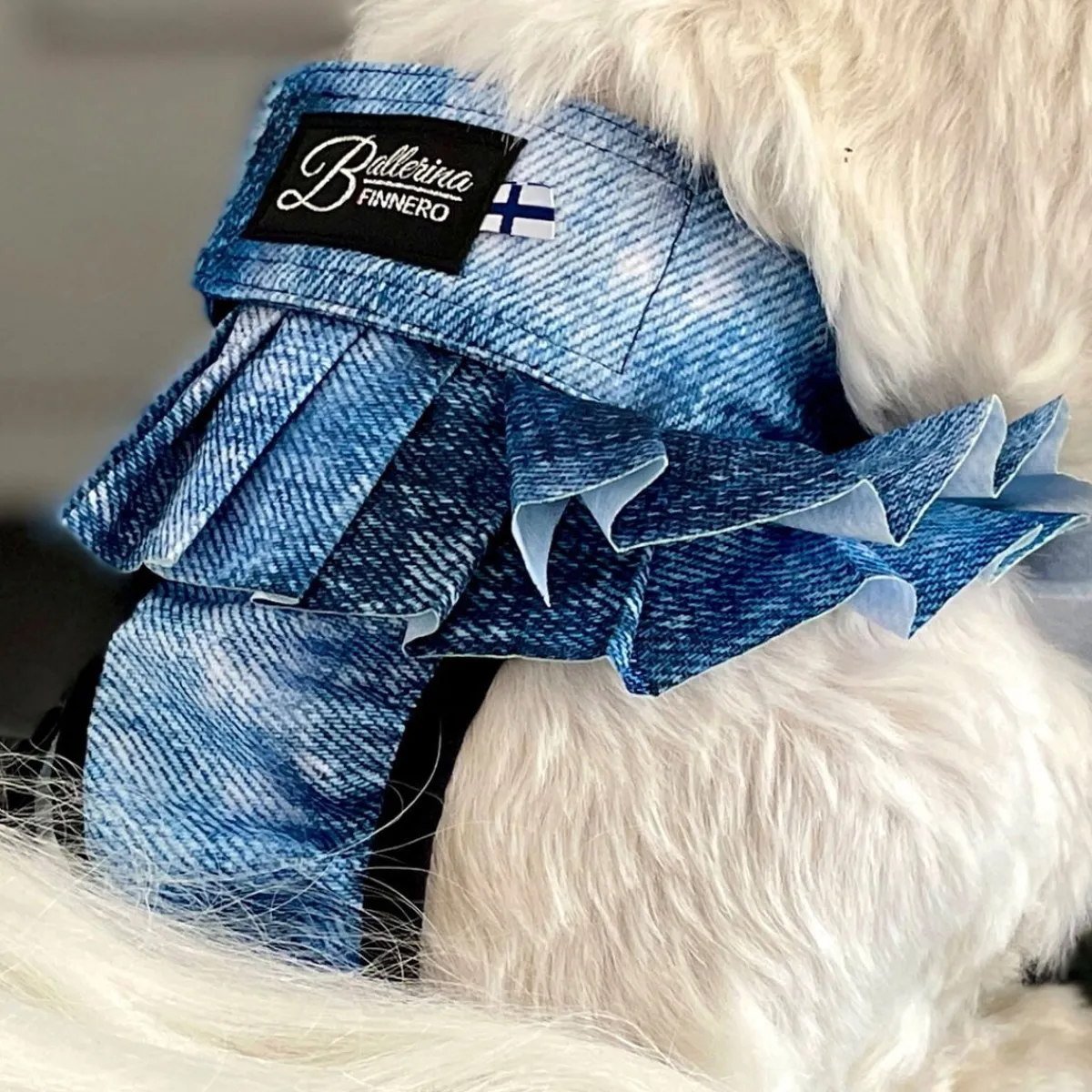 FinNero Koiran Narttu- Ja Urossuojat|Koiran Juoksuhousut Ja Urosvyöt*Ballerina juoksuhousut denim