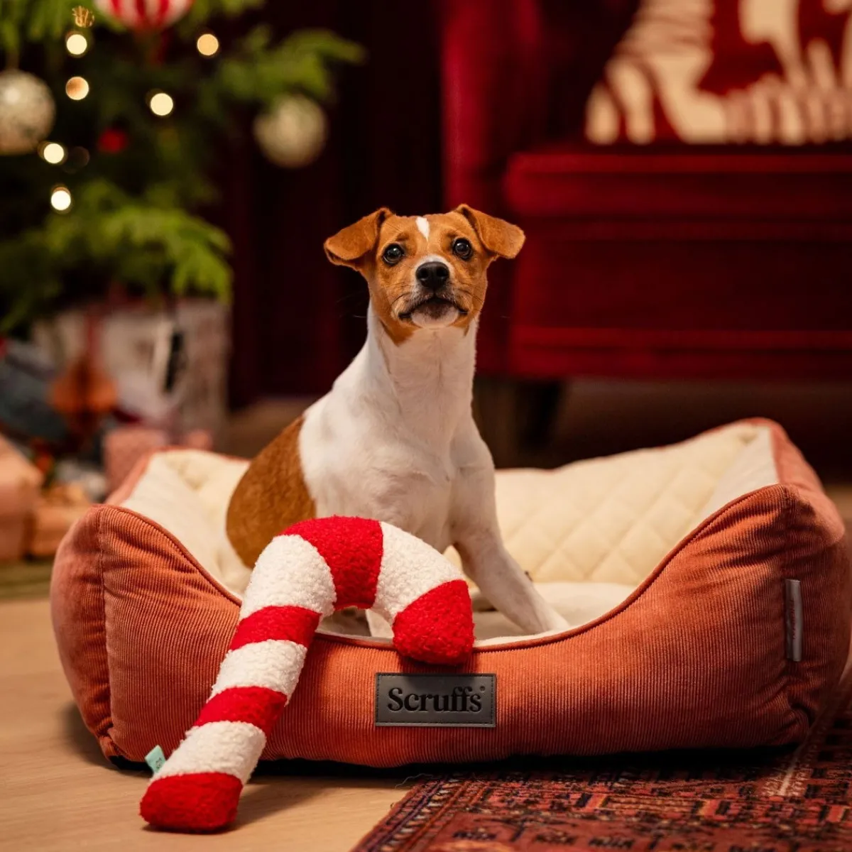Bark A Boo Koiran Pehmolelut*Bark-a-Boo Tufflove Holiday karkkikeppi M