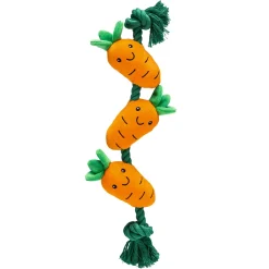 Beeztees Koiran Pehmolelut|Koiran Köysilelut*Easter Flossy Rope Carrot