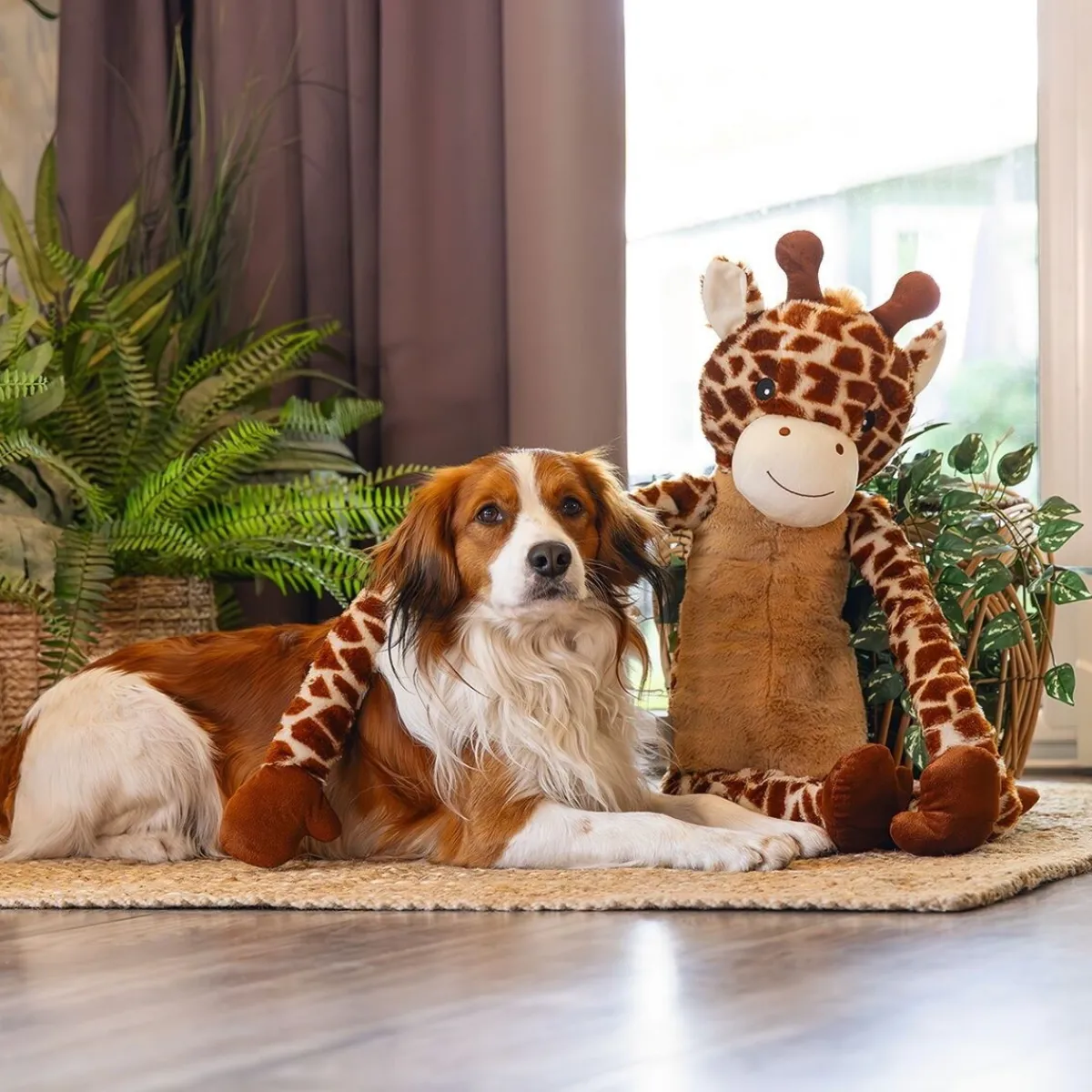 Beeztees Koiran Pehmolelut*Jungle Giraffe