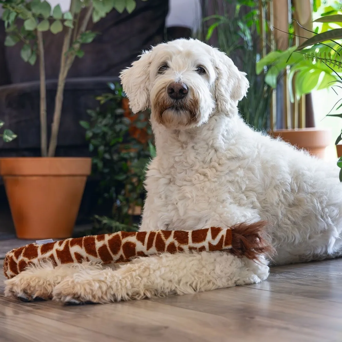 Beeztees Koiran Pehmolelut*Jungle Giraffe Tail