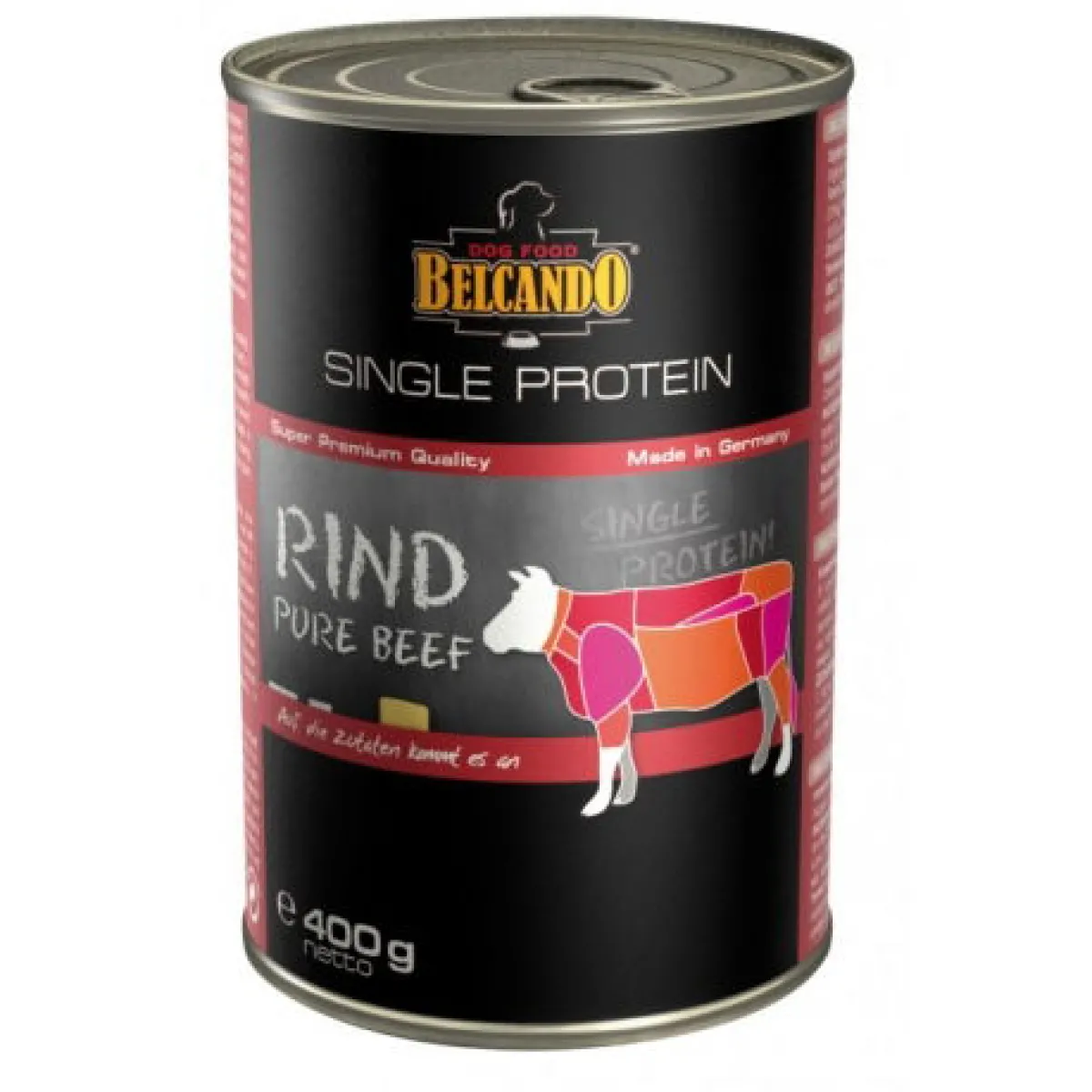 Belcando Koiranruoat Erityistapeisiin|Koiran Märkäruoka Ja Makkarat*Single-Protein Beef, 400g