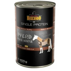 Belcando Koiranruoat Erityistapeisiin|Koiran Märkäruoka Ja Makkarat*Single-Protein Horse, täyslihasäilyke
