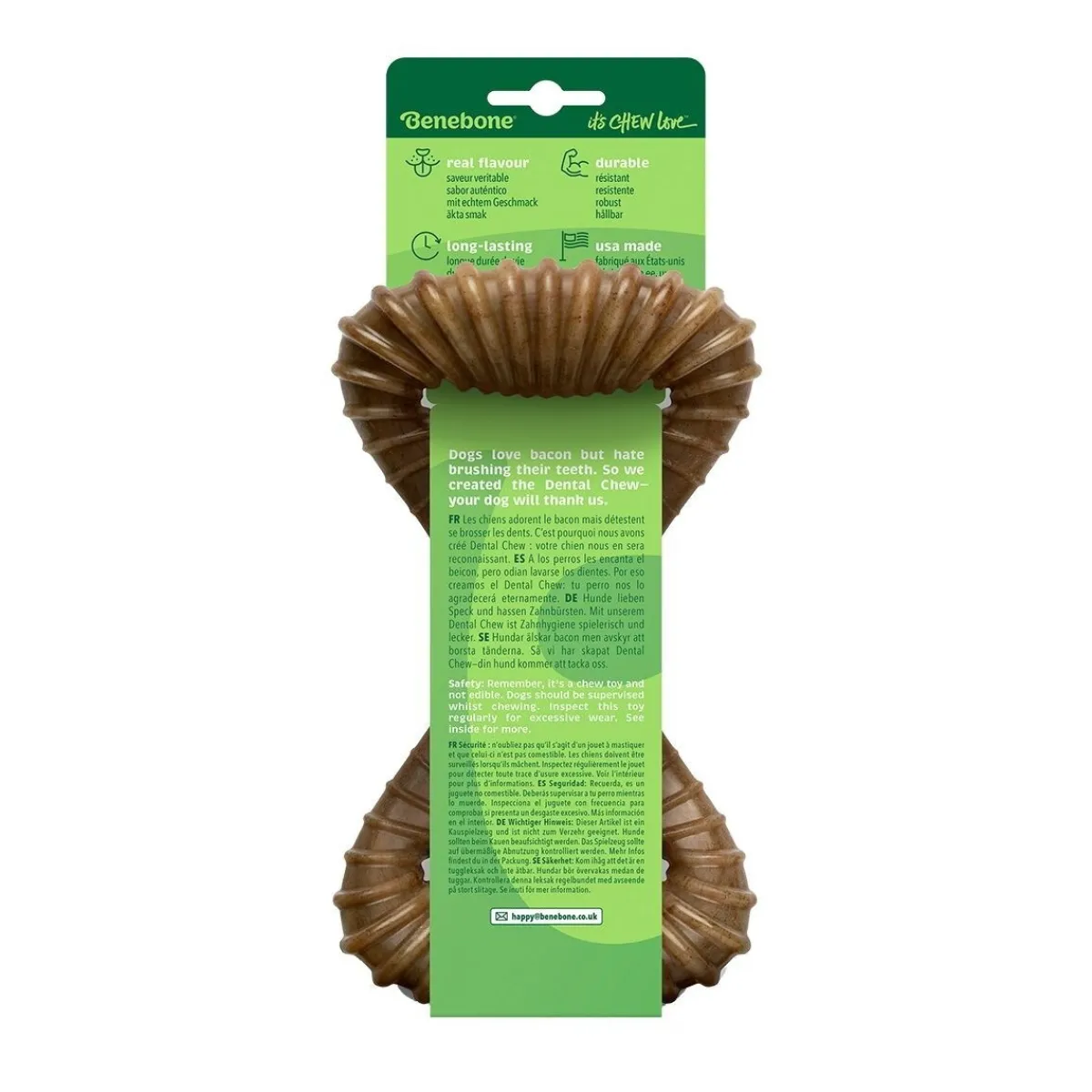 Benebone Puruluut|Hammasherkut*Dental Chew Bacon