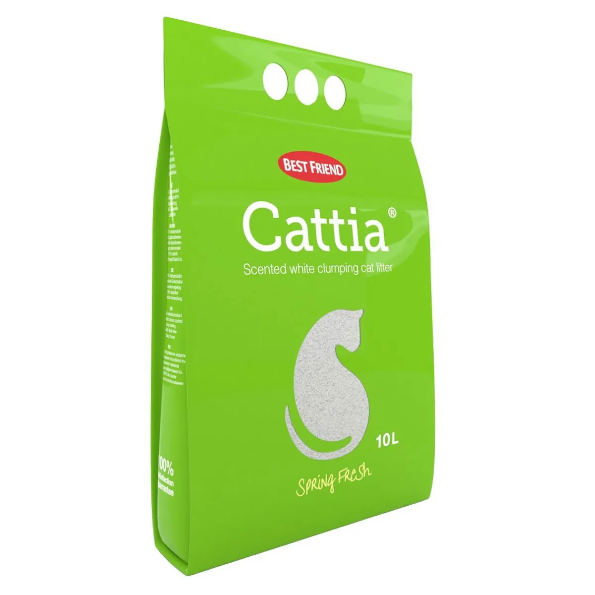 Best Friend Paakkuuntuva Kissanhiekka|Hajustettu Kissanhiekka*Cattia Spring Fresh 10L