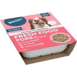 Boost Ruokinnan Monipuolistaminen|Koiran Raakaruoka*Fresh Possu 400 g