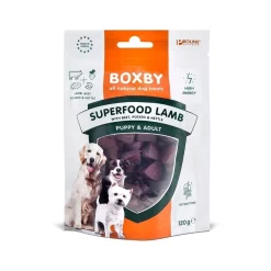 Boxby Pehmeät Koiran Herkut|Pikkuherkut Ja Treeninamit*Superfood Lammas-Punajuuri-Nokkone 120g