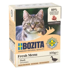 Bozita Kissan Märkäruoka|Viljaton Kissanruoka*Ankkaa kastikkeessa 370 g