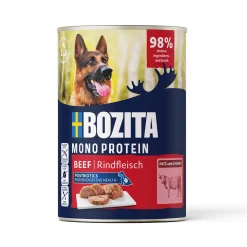 Bozita Koiranruoat Erityistapeisiin|Koiran Märkäruoka Ja Makkarat*Dog Pate Beef