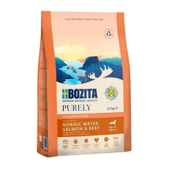 Bozita Koiran Kuivaruoka|Viljaton Koiranruoka*Dog Purely Adult Small Salmon & Beef 2,5 kg