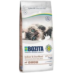 Bozita Viljaton Kissanruoka|Kissan Kuivaruoka*Feline Indoor & Sterilised Grain Free Reindeer