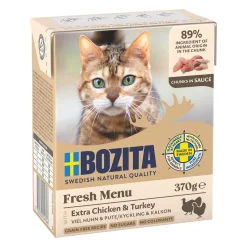 Bozita Kissan Märkäruoka*Feline Kana & kalkkuna 370g