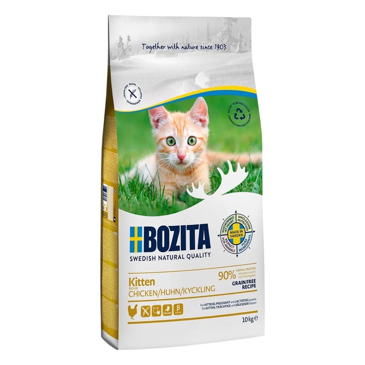 Bozita Viljaton Kissanruoka|Kissanpennun Ruoka*Feline Kitten Grain Free Chicken