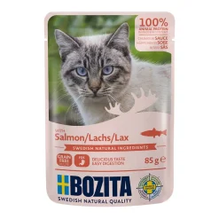 Bozita Kissan Märkäruoka*Feline lohta kastikkeessa 85g