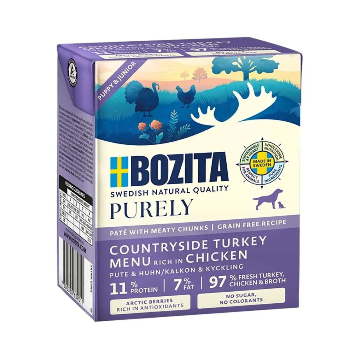 Bozita Penturuoka|Penturuoka*Purley Paté Puppy & Junior Turkey 370g