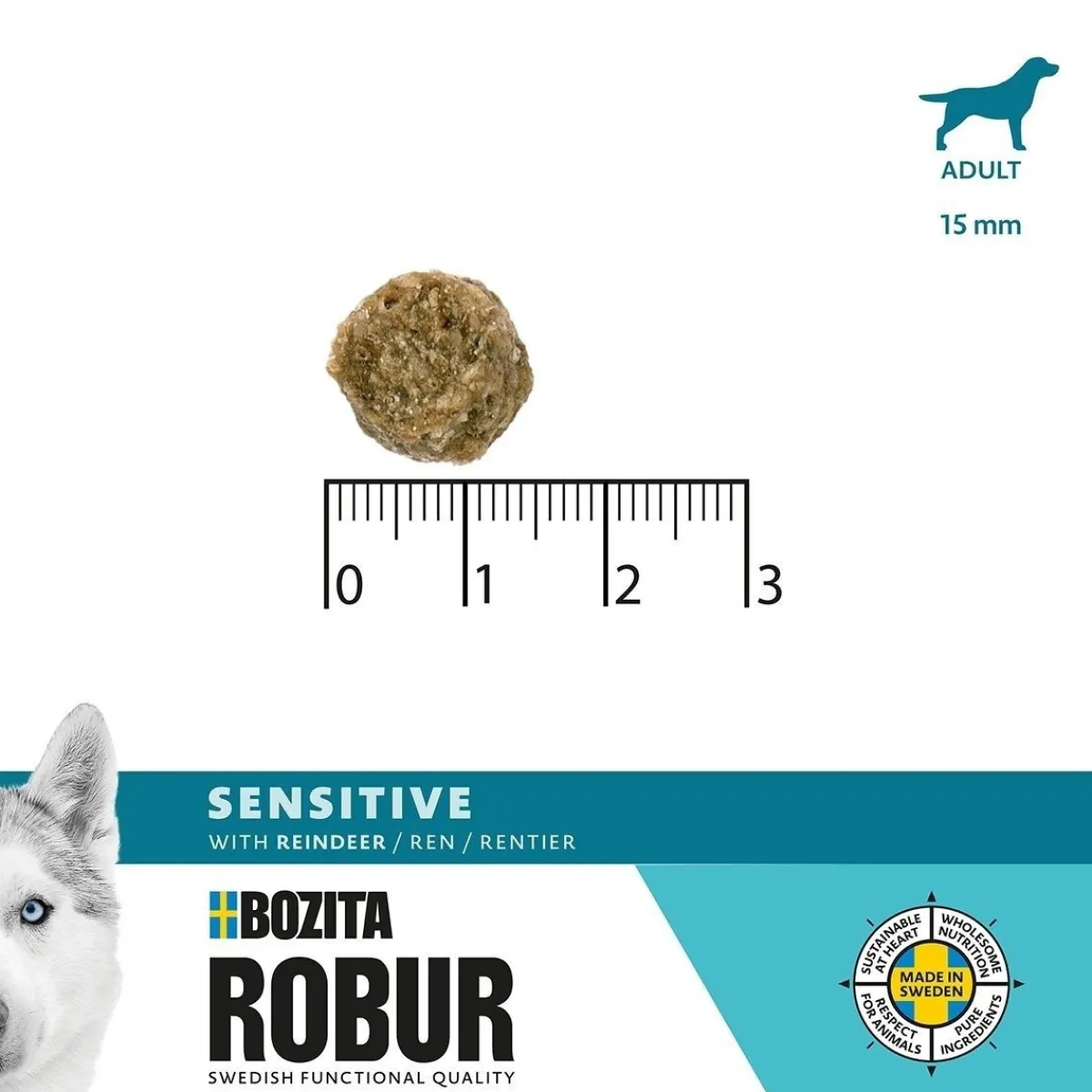 Bozita Robur Koiran Kuivaruoka|Koiranruoat Erityistapeisiin*Adult Sensitive Reindeer