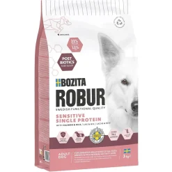 Bozita Robur Koiran Kuivaruoka|Koiranruoat Erityistapeisiin*Adult Sensitive Single Salmon