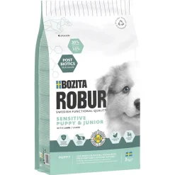 Bozita Robur Koiran Kuivaruoka|Penturuoka*Sensitive Grain Free Puppy 2x12 kg