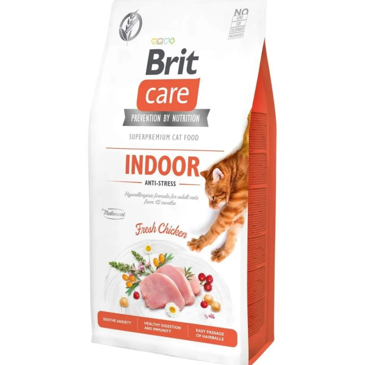 Brit Care Viljaton Kissanruoka|Tarjoukset Kissoille*Cat Grain-Free Indoor Anti-stress