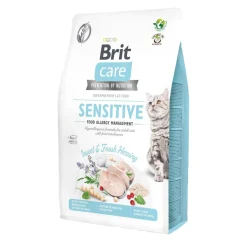 Brit Care Viljaton Kissanruoka|Tarjoukset Kissoille*Cat Grain Free Sensitive Insect & Fresh Herring