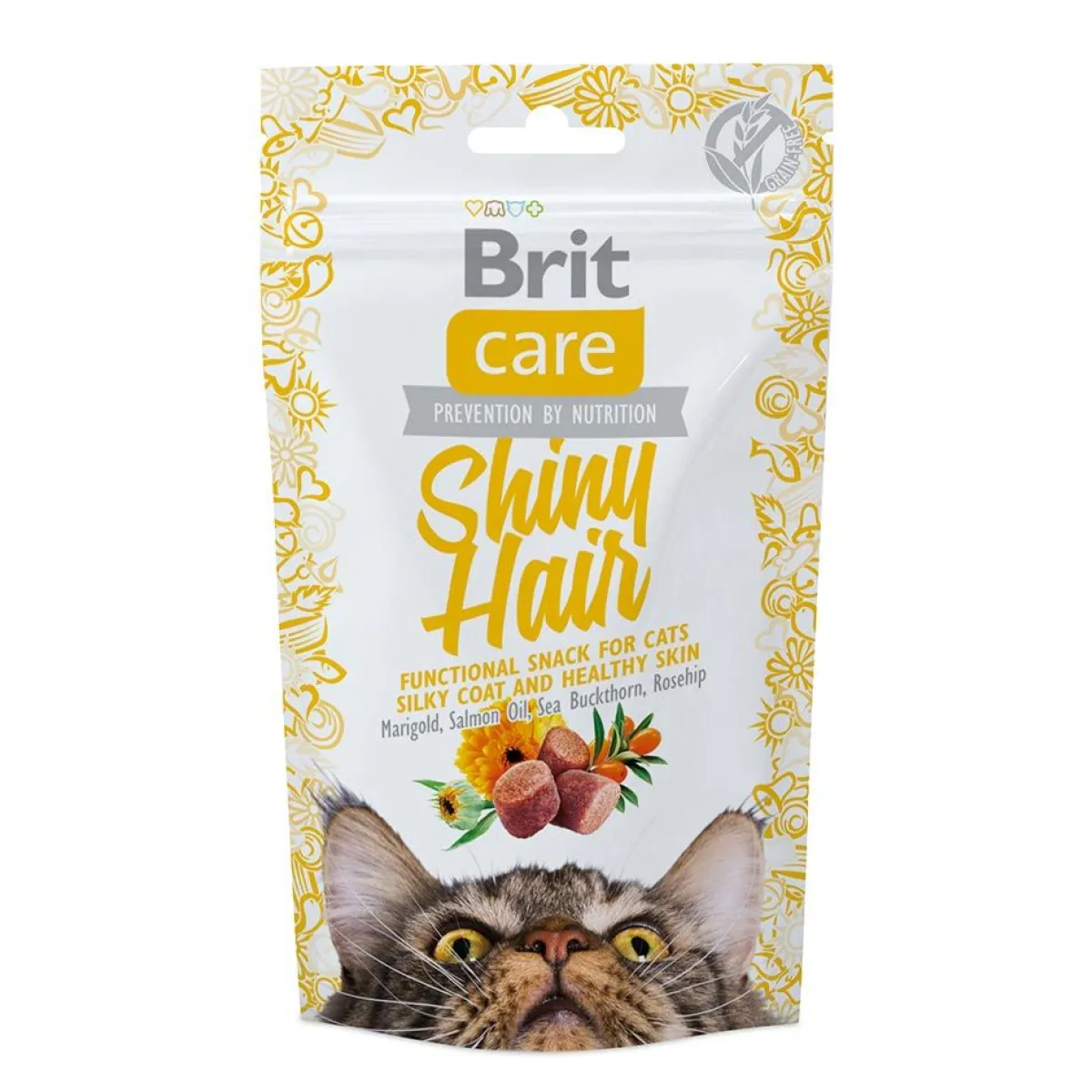 Brit Care Pehmeät Kissanherkut|Kissanpennun Herkut*Cat Snack Shiny Hair 50 g