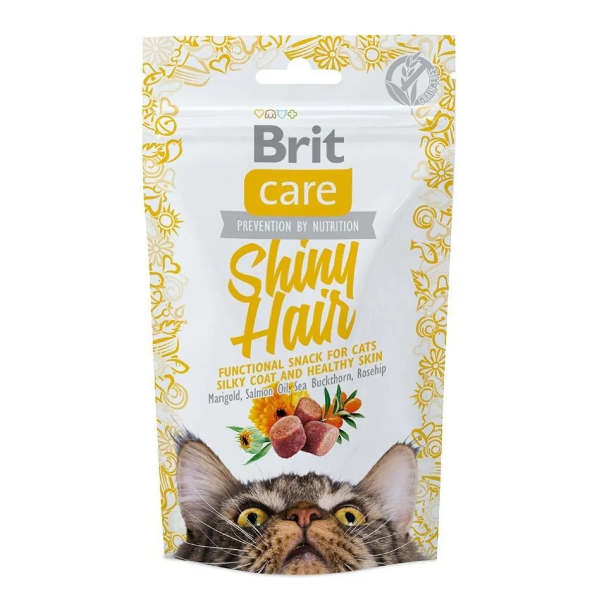 Brit Care Pehmeät Kissanherkut|Kissanpennun Herkut*Cat Snack Shiny Hair 50 g