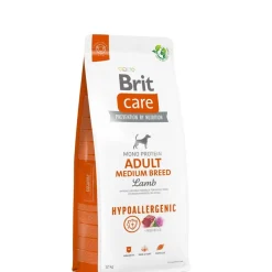 Brit Care Tarjoukset Koirille|Koiranruoat Erityistapeisiin*Dog Adult Medium Breed Hypoallergenic Lamb 2x12 kg
