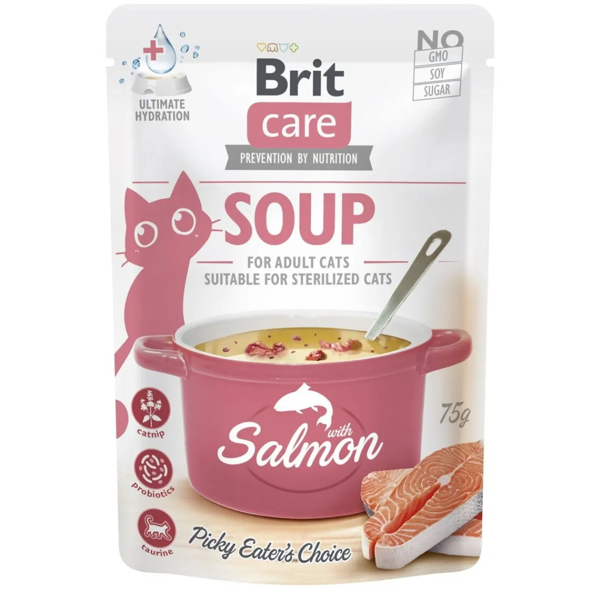 Brit Care Tarjoukset Kissoille|Kissan Keitot*kissan lohikeitto 75 g
