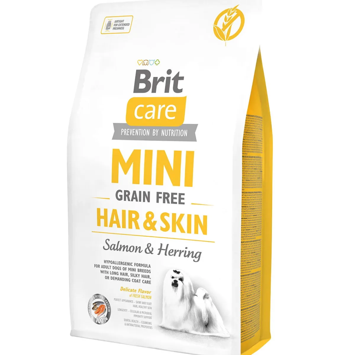 Brit Care Koiranruoat Erityistapeisiin|Koiran Kuivaruoka*Mini GF Hair&Skin