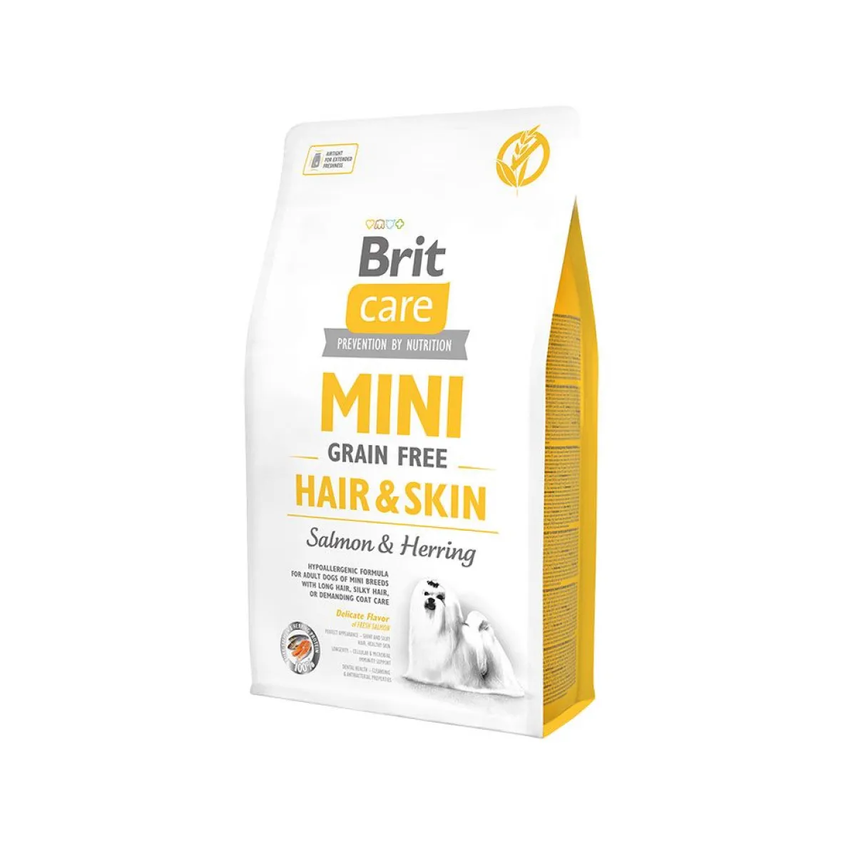 Brit Care Koiranruoat Erityistapeisiin|Koiran Kuivaruoka*Mini GF Hair&Skin