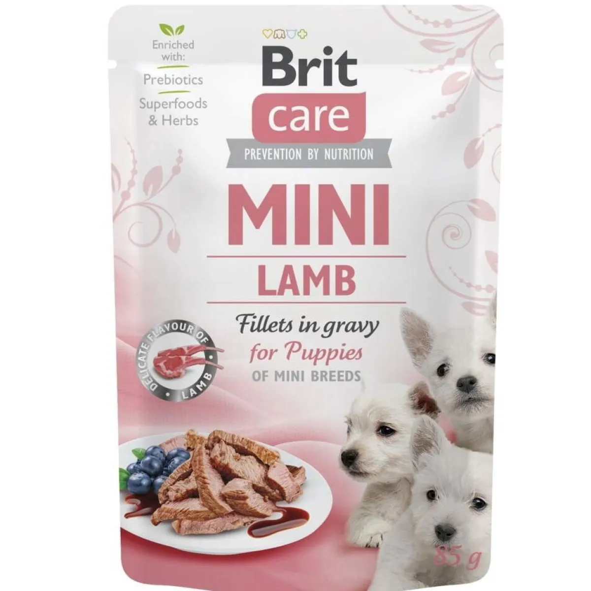 Brit Care Tarjoukset Koirille|Penturuoka*Mini Puppy lammasta kastikkeessa 85 g