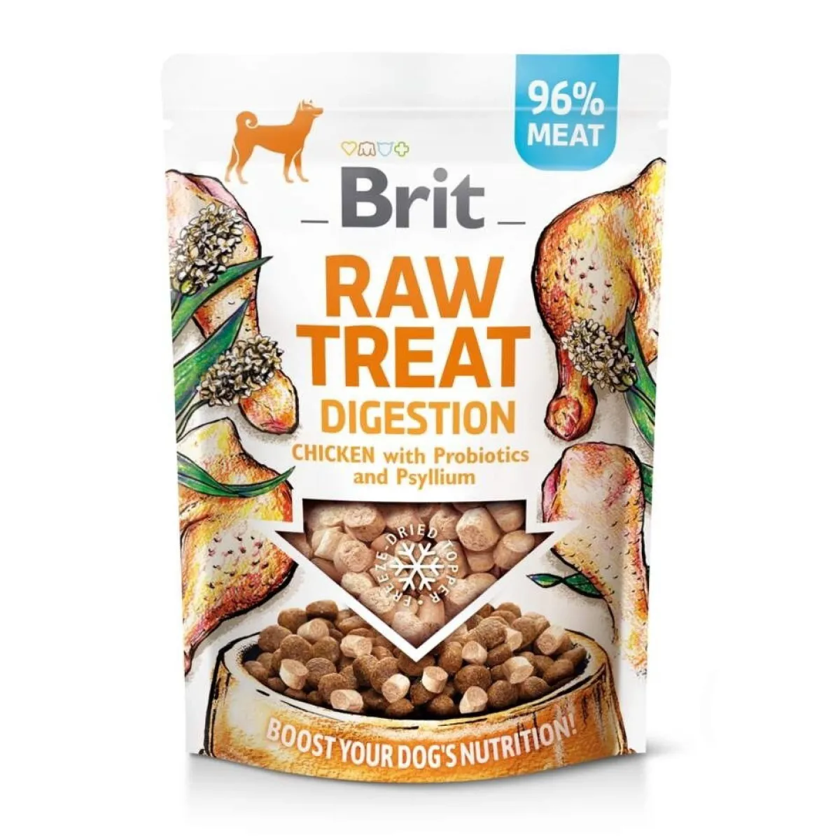 Brit Care Tarjoukset Koirille|Pehmeät Koiran Herkut*RAW Digestion kana-possuherkku koiralle 40 g