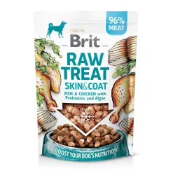 Brit Care Tarjoukset Koirille|Pehmeät Koiran Herkut*RAW Skin&Coat kana-kala-possuherkku 40 g