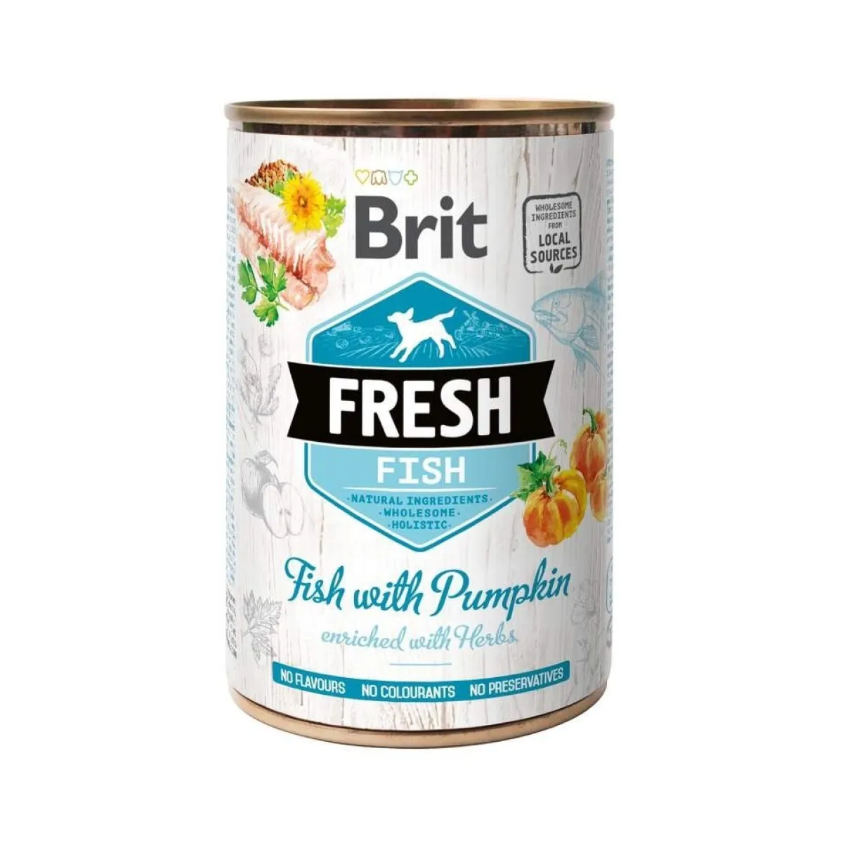 Brit Koiran Märkäruoka Ja Makkarat*Fresh kala 400g