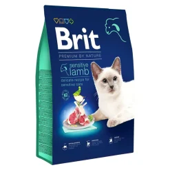 Brit Premium Kissan Kuivaruoka|Kissan Erikoisruoat*By Nature Cat Sensitive Lamb 2x8 kg