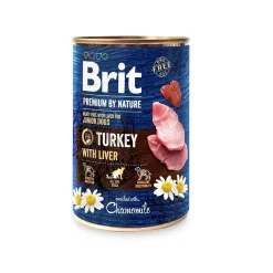 Brit Premium Koiran Märkäruoka Ja Makkarat*by Nature Dog Kalkkuna & Maksa 400 g